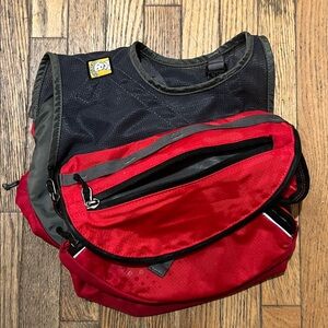 Ruffwear Palisades saddle bags red size medium